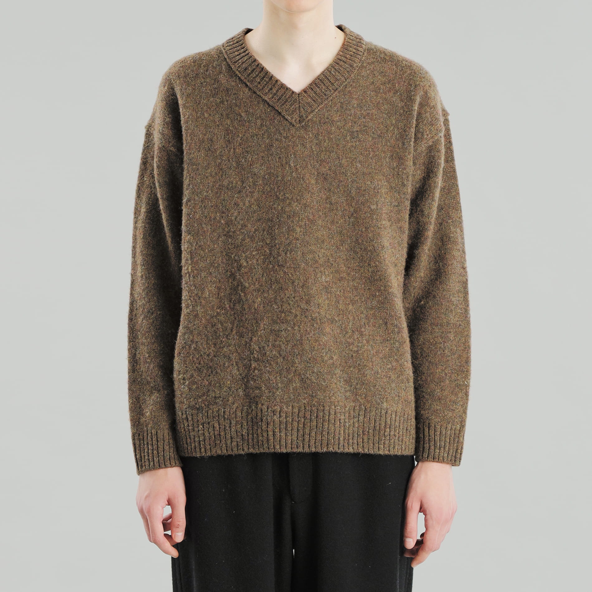 ニット セーター Men Grey Label シャギードッグvネックプルオーバー 公式 Mackintosh Philosophy マッキントッシュ フィロソフィー 公式オンラインストア