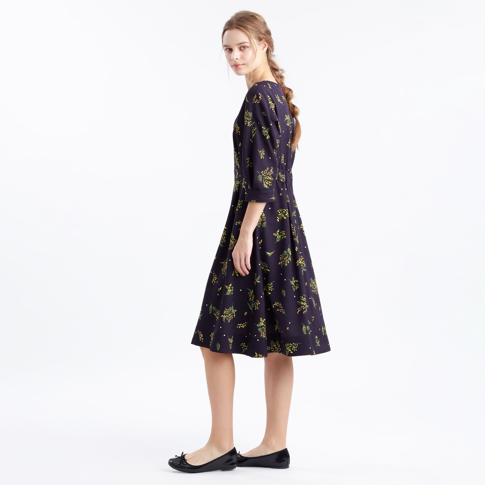 Women 21ss ミモザプリントワンピース Mackintosh Philosophy マッキントッシュ フィロソフィー 公式オンラインストア