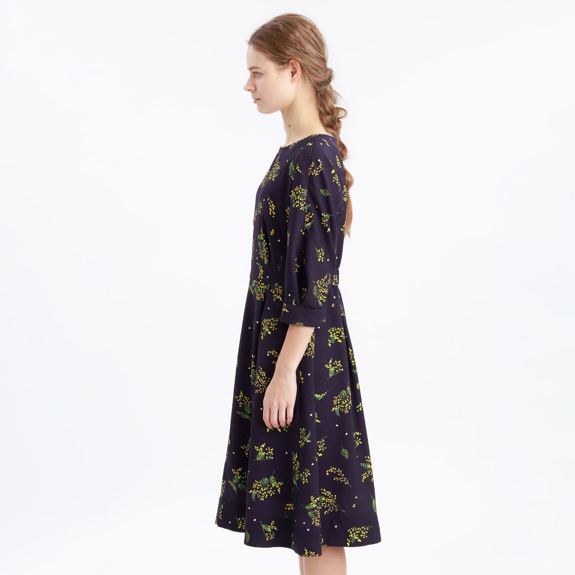 Women 21ss ミモザプリントワンピース Mackintosh Philosophy マッキントッシュ フィロソフィー 公式オンラインストア