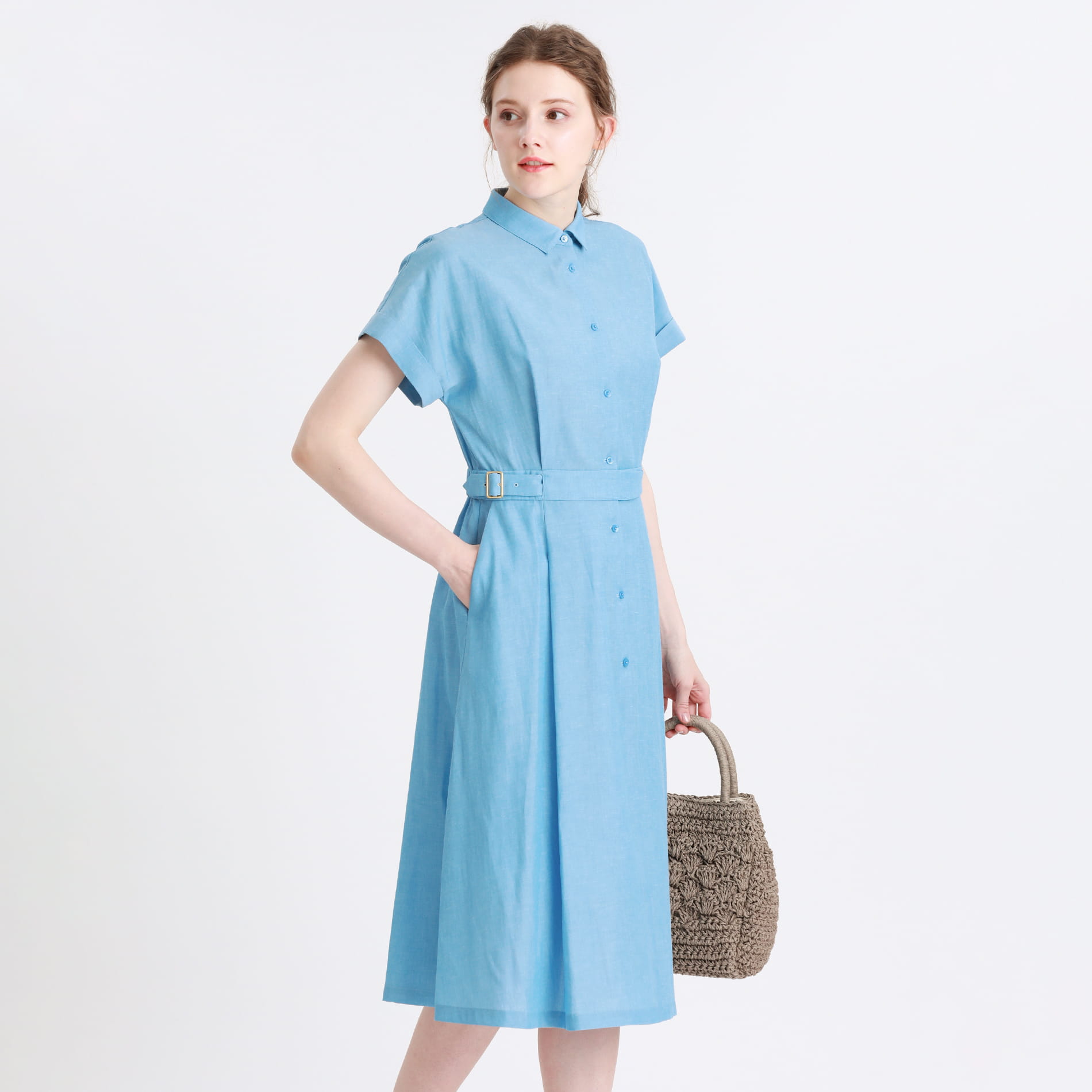 Women 21ss バイオポリシャンブレーワンピース Mackintosh Philosophy マッキントッシュ フィロソフィー 公式オンラインストア