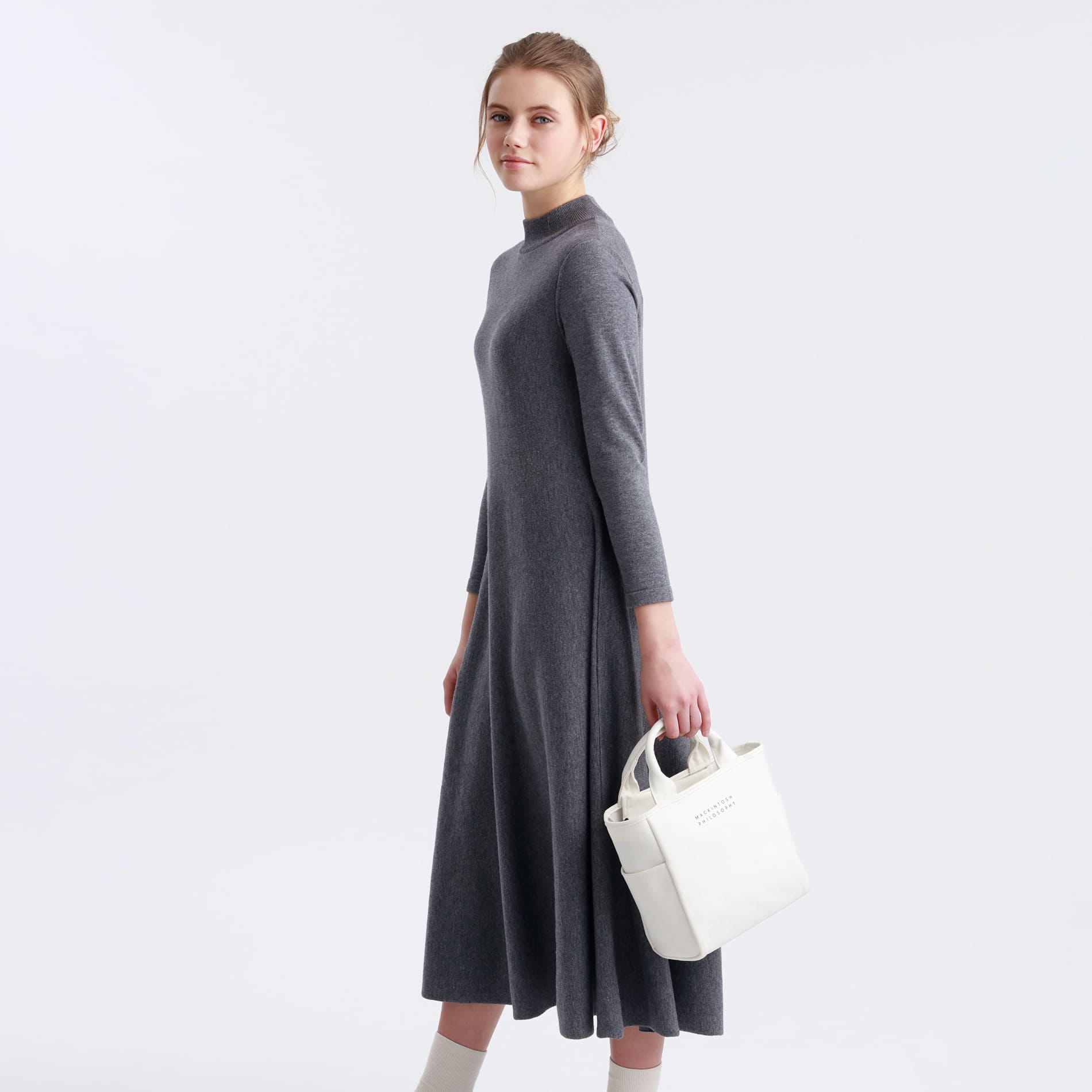 Women 21ss ボトルネックワンピース Mackintosh Philosophy マッキントッシュ フィロソフィー 公式オンラインストア