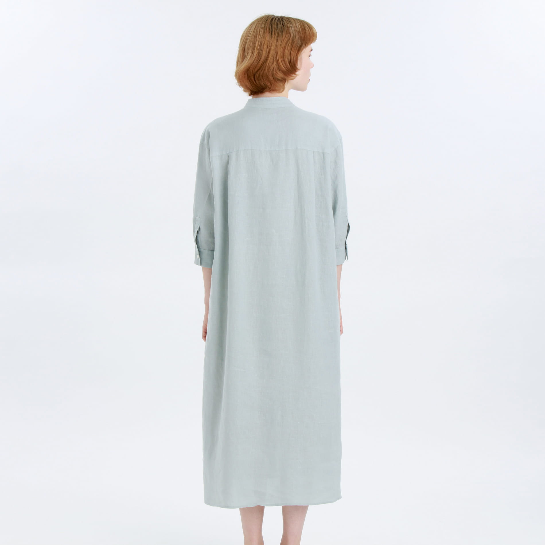 Women Grey Label Grey Label フレンチリネンバンドカラーワンピース Mackintosh Philosophy マッキントッシュ フィロソフィー 公式オンラインストア