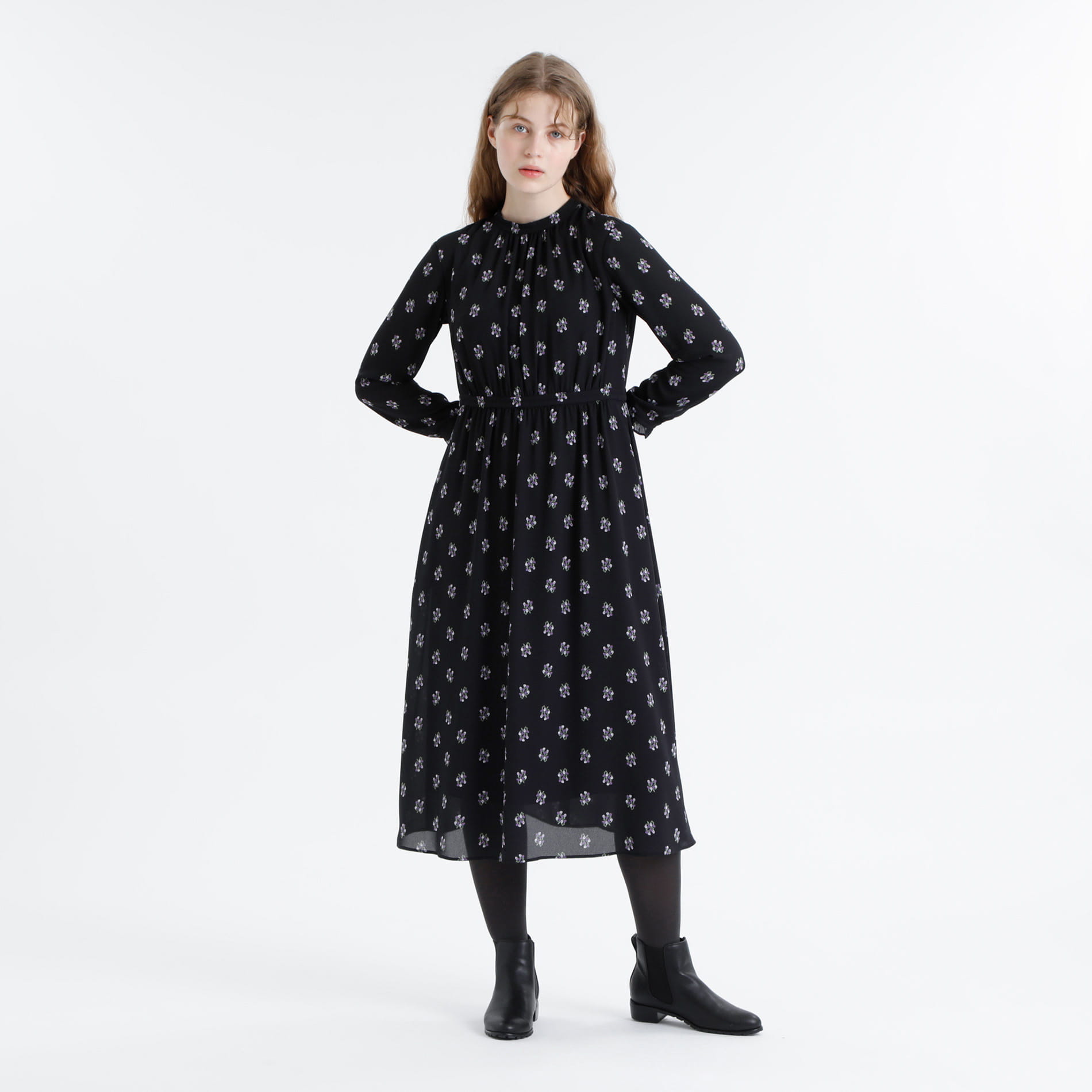 Women 21aw クロッカスプリントワンピース 公式 Mackintosh Philosophy マッキントッシュ フィロソフィー 公式オンラインストア Women 21aw クロッカスプリントワンピース 公式 Mackintosh Philosophy マッキントッシュ フィロソフィー 公式オンラインストア