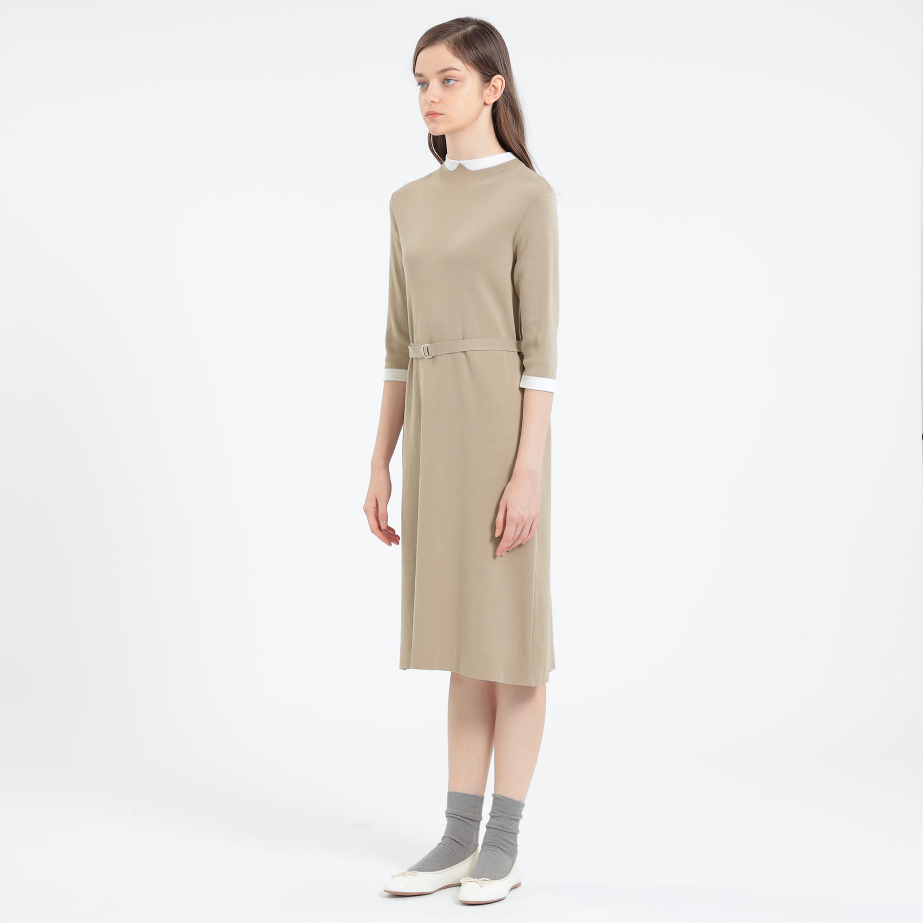 WOMEN - Cleric Collar Knit ワンピース - 【公式】MACKINTOSH 