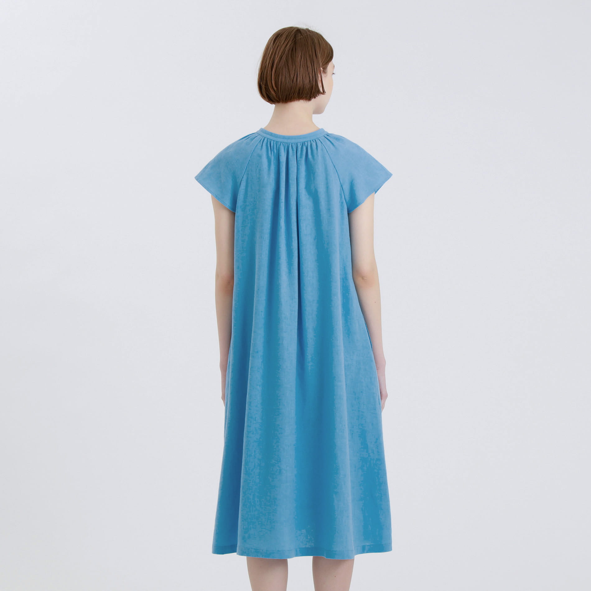 Women 21ss フロントリボンリネンワンピース Mackintosh Philosophy マッキントッシュ フィロソフィー 公式オンラインストア