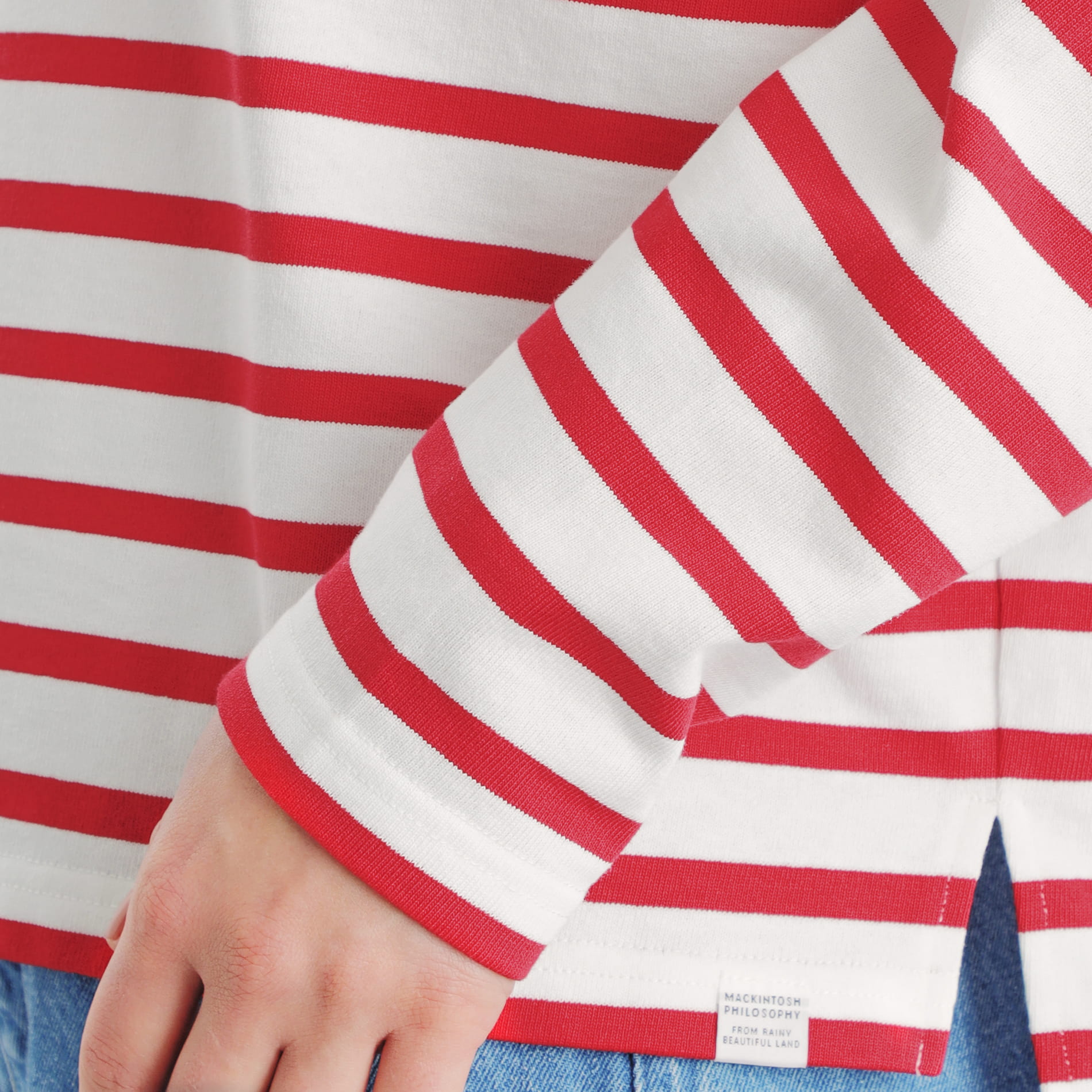 
                  GREY LABEL バスクボーダーカットソー