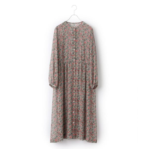 Women Mp Store Libertyシフォンワンピース Mackintosh Philosophy マッキントッシュ フィロソフィー 公式オンラインストア